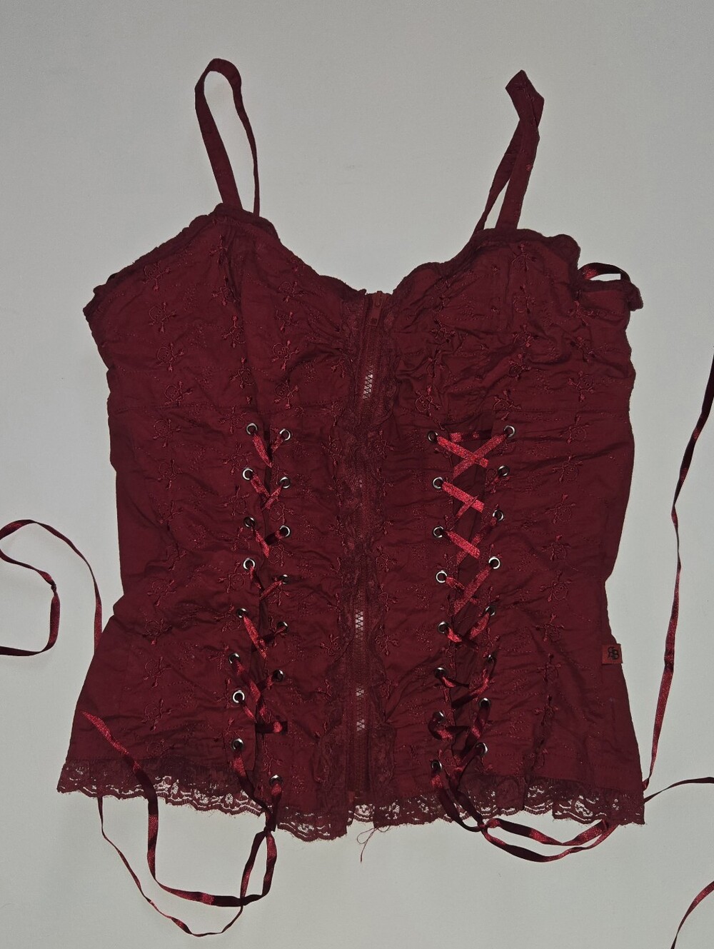 Royal Bones Zipup Corset